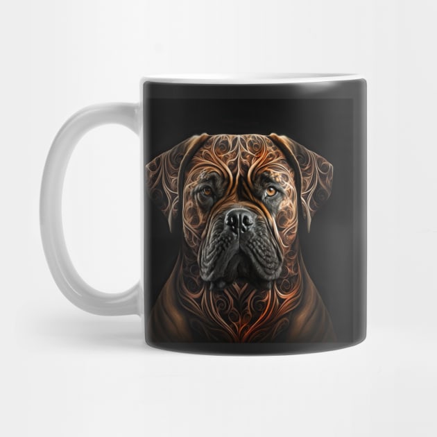 A Fractal Design of A Bullmastiff by daniel4510